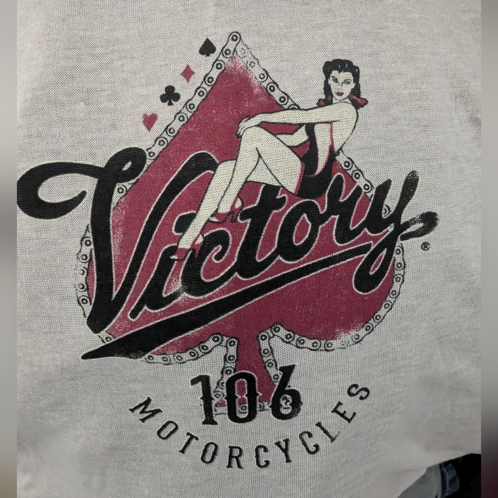 Victory motorcycles pinup spades tank